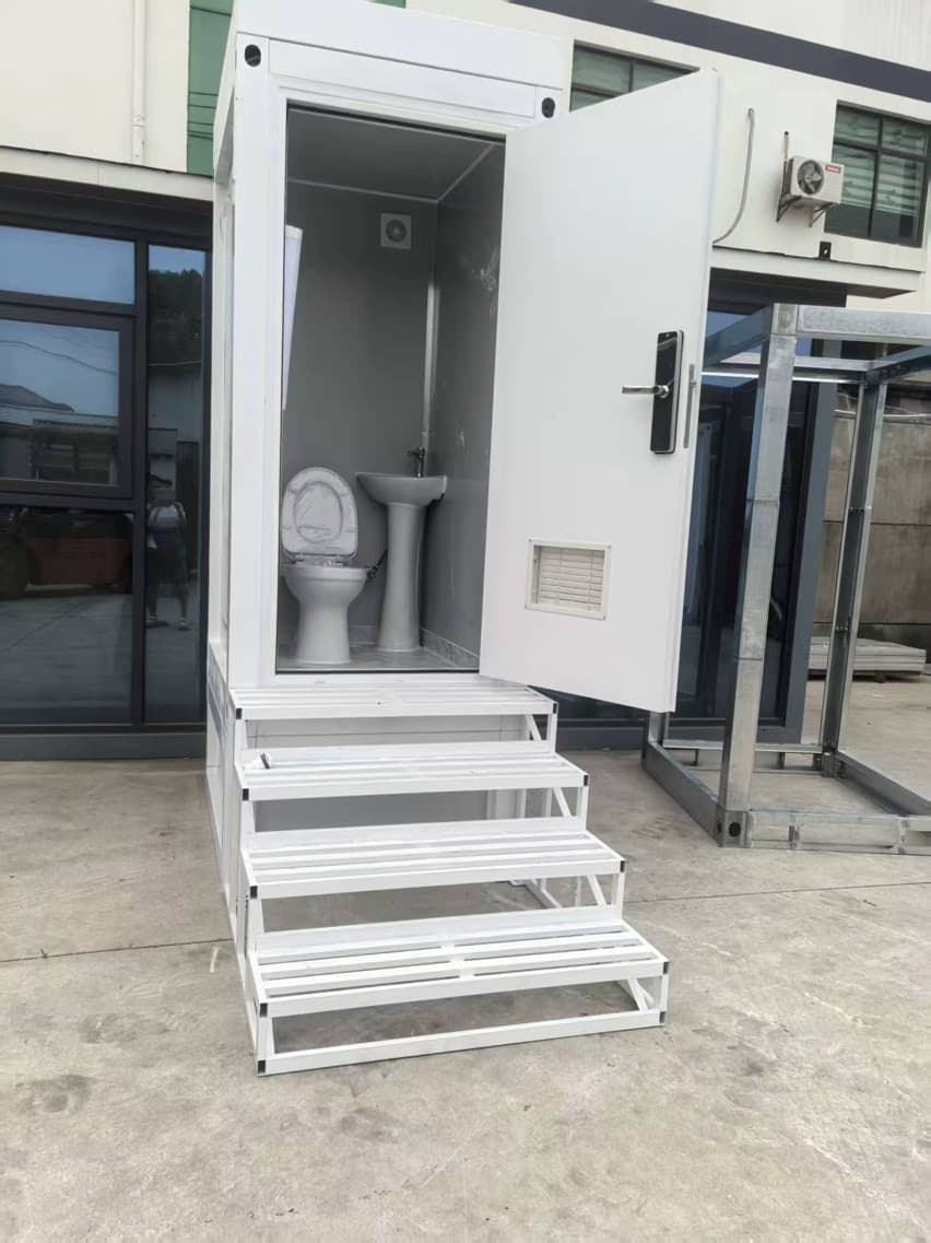 Premium single restroom cabin additional reference