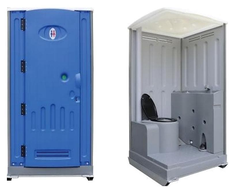 ZENO H03 steel-skid site toilet
